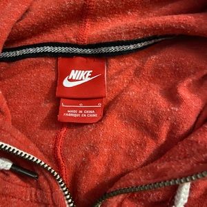 Orange Nike light weight sweater
